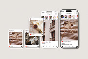 Social Media Instagram Post Mockups, an iPhone Mockup by Difa Design (Thumbnail 2 of 5)