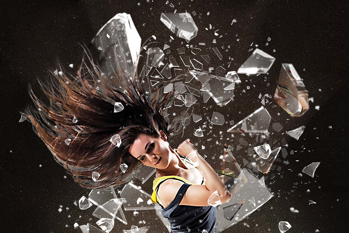 Broken Glass Photo Effect Bundle, an Action Add-On by Photoshop Action (Photo 24 of 25)