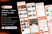 Salonix - Salon Booking App UI Kit, an UI Kit Template by Creative Perspective (Thumbnail 1 of 8)