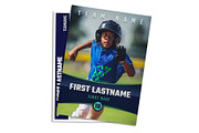 Force Baseball Card Template, a Design Template by Sports Card Templates (Thumbnail 1 of 2)