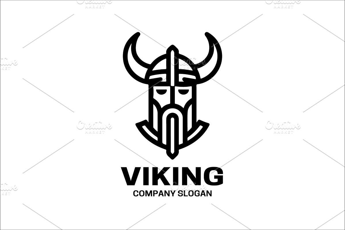 Viking Slogan Logo Design, a Branding & Logo Template by Vectorium Studio (Photo 1 of 2)