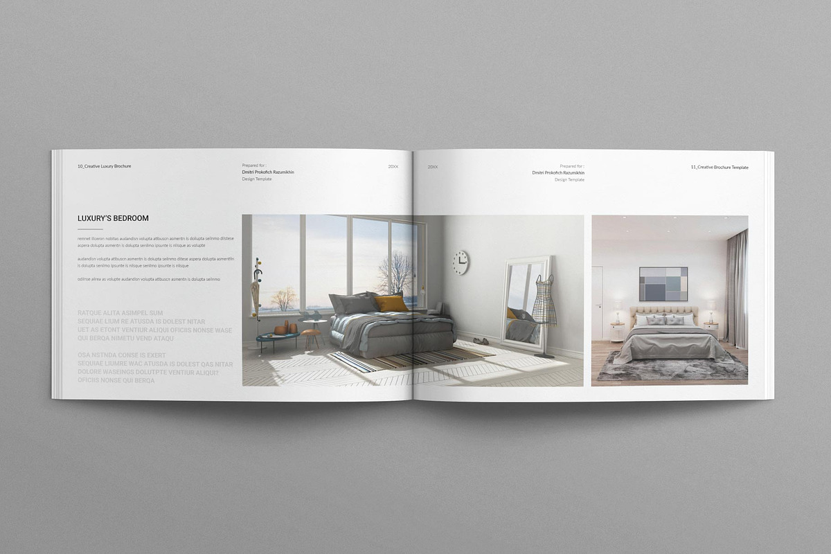 Creative Brochure Template Landscape, a Brochure Template by MassiveCreator (Photo 4 of 8)