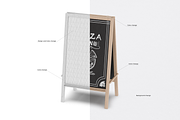 Restaurant Sidewalk Chalkboard PSD, an Advertising Mockup by Mockupdaddy (Thumbnail 5 of 6)