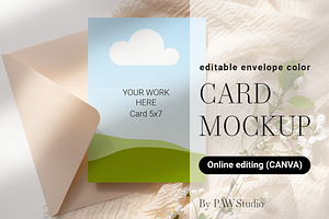 Card Mockup 5x7 Online Edit 8e Canva