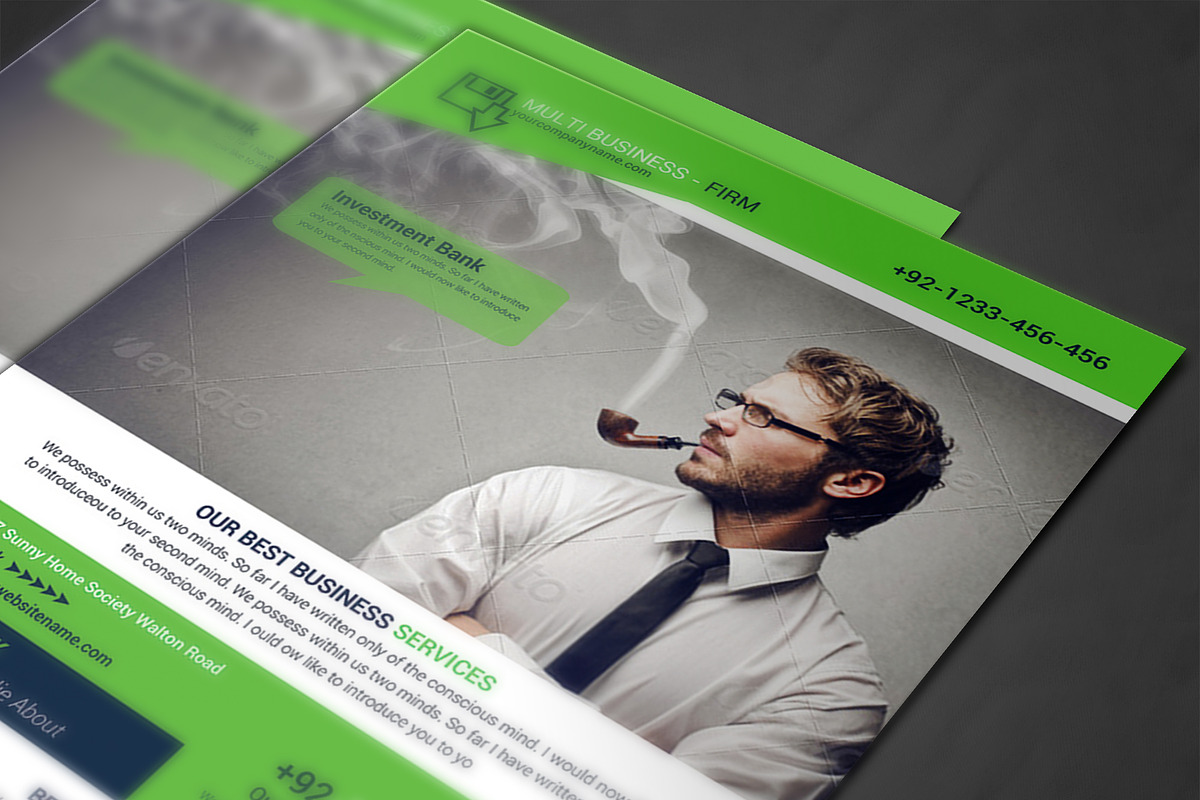 Capital Firm Business Flyer, a Flyer Template by AfzaalGraphics (Photo 4 of 4)