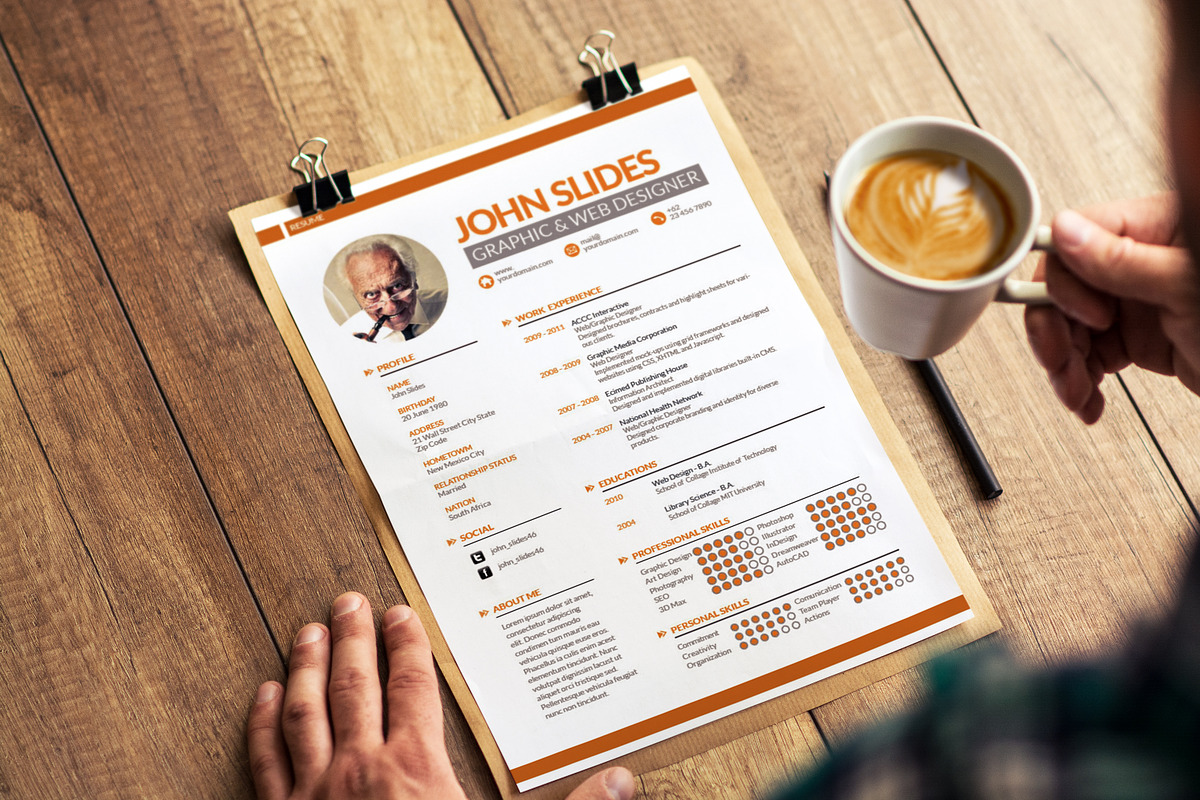 Modern Resume Template, a Resume Template by Dedijuniadi (Photo 3 of 7)