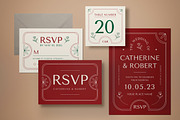 Wedding Invitation Set, an Invitation Template by graphicook (Thumbnail 3 of 3)