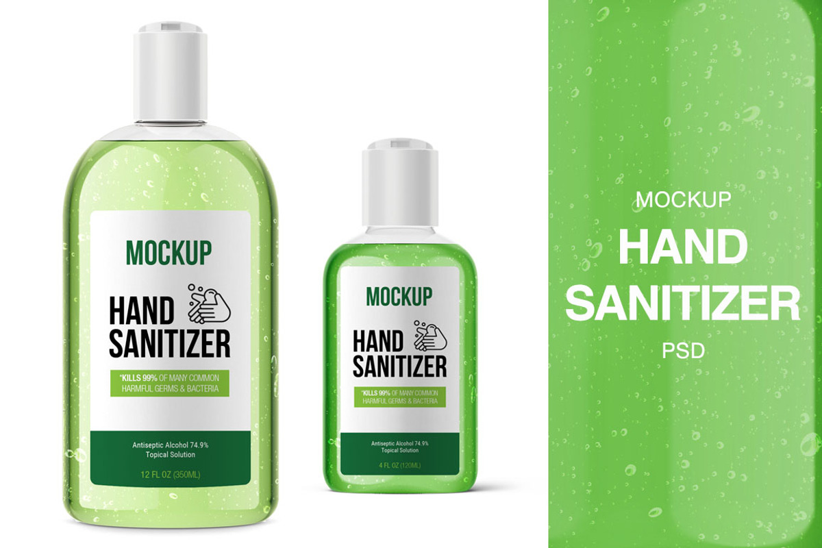 Hand Sanitizer | Mockup Bottle, a Product Mockup by Sergey Serebrennikov (Photo 1 of 3)