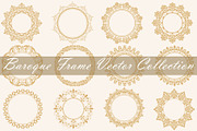Baroque frame vector collection, an Icon by Alonka's Illustrations (Thumbnail 1 of 2)