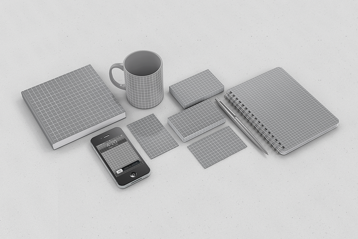 Mockup corporate identity, a Print Template by Vision Trust (Photo 1 of 5)
