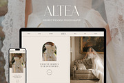 Altea Showit Editorial Website, a Squarespace Template by Rare Muse (Thumbnail 1 of 9)