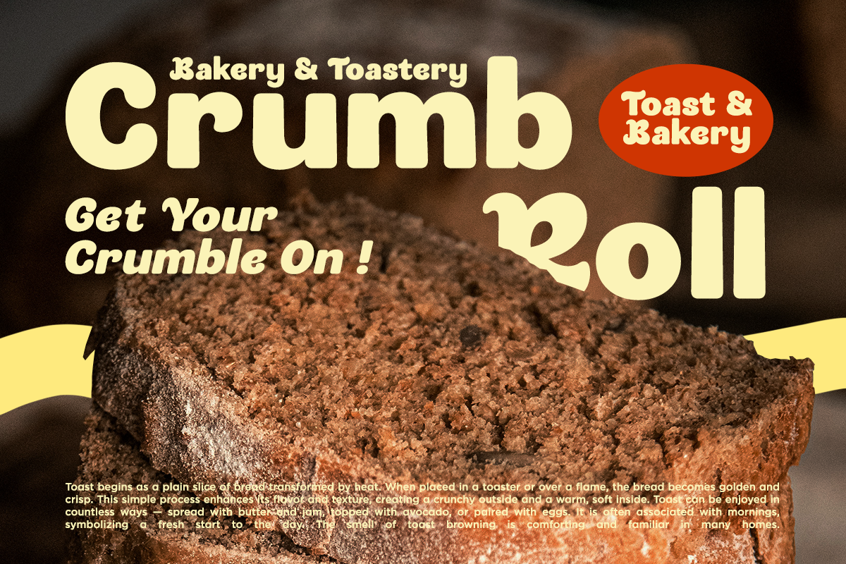Rostela - Tasty Food Font, a Sans Serif Font by RagamKata (Photo 4 of 10)