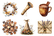 Watercolor Rustic Brown Birthday, an Illustration by SinaCreation (Thumbnail 2 of 5)