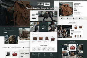 Jootbag Bag Store Shop Shopify Theme, a Shopify Template by ThemesRain