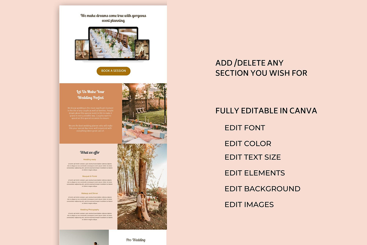 Sales Page Template - Canva Template, a Landing Page Template by Deepa Template Studio (Photo 4 of 10)