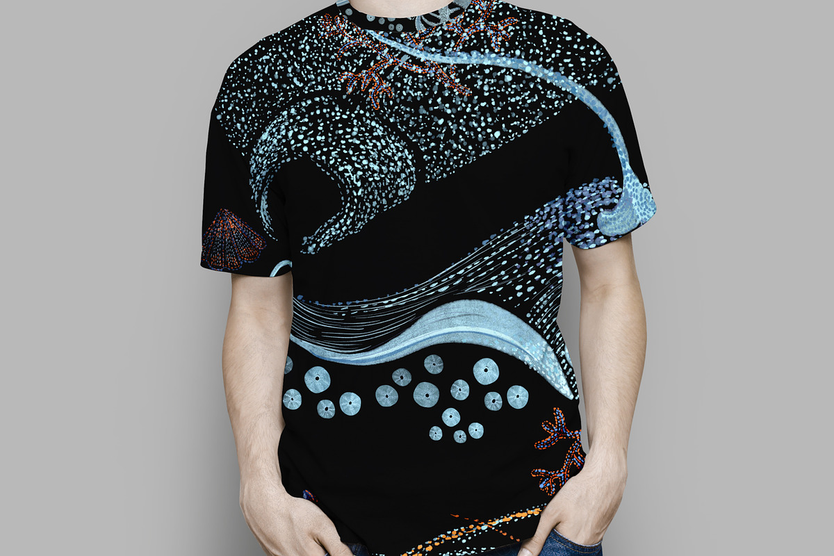 UNDERWATER / SPACE PATTERNS, a Pattern Graphic by ANAKOTO (Photo 5 of 17)