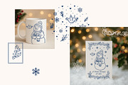50 Hand-Drawn Winter Snowman Clipart, a Seasonal Illustration by SvetaGallery (Thumbnail 3 of 7)