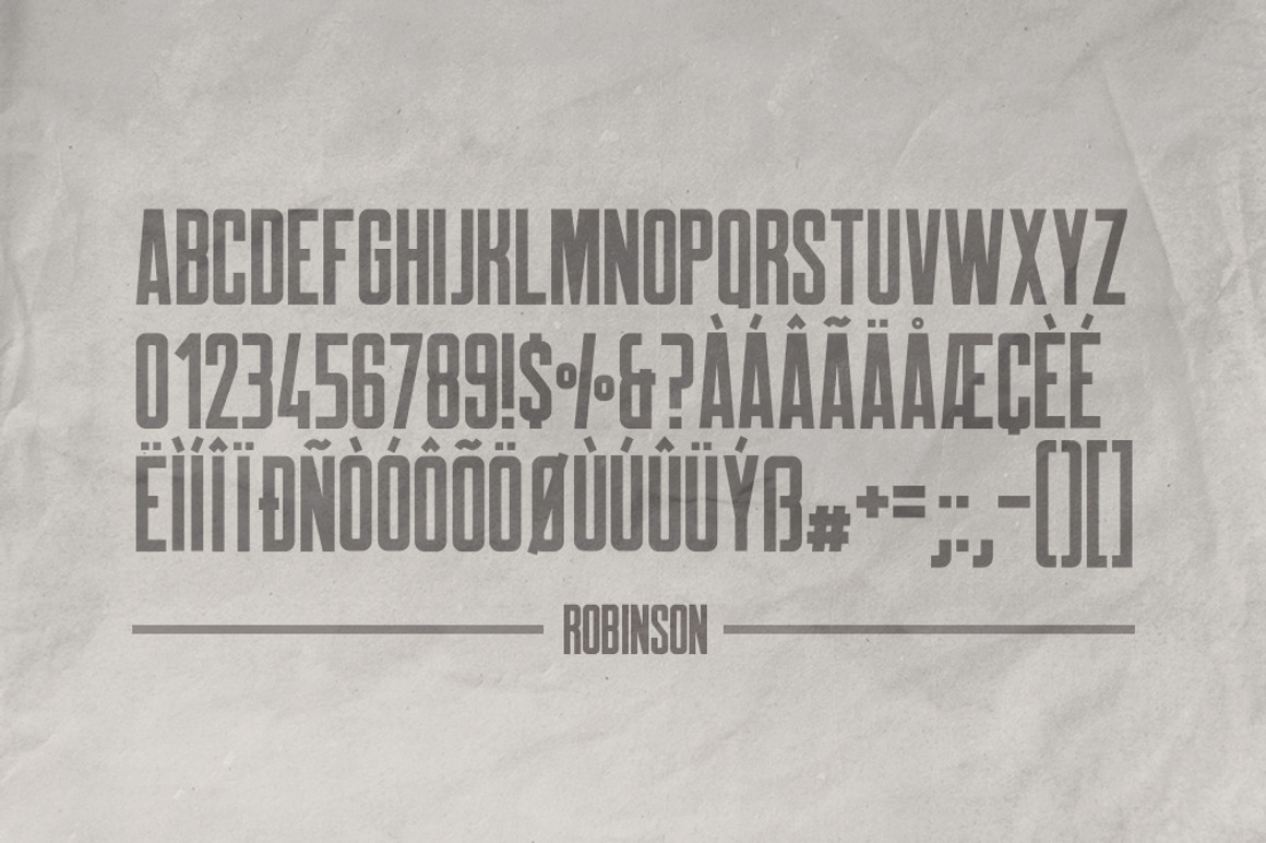 Robinson typeface