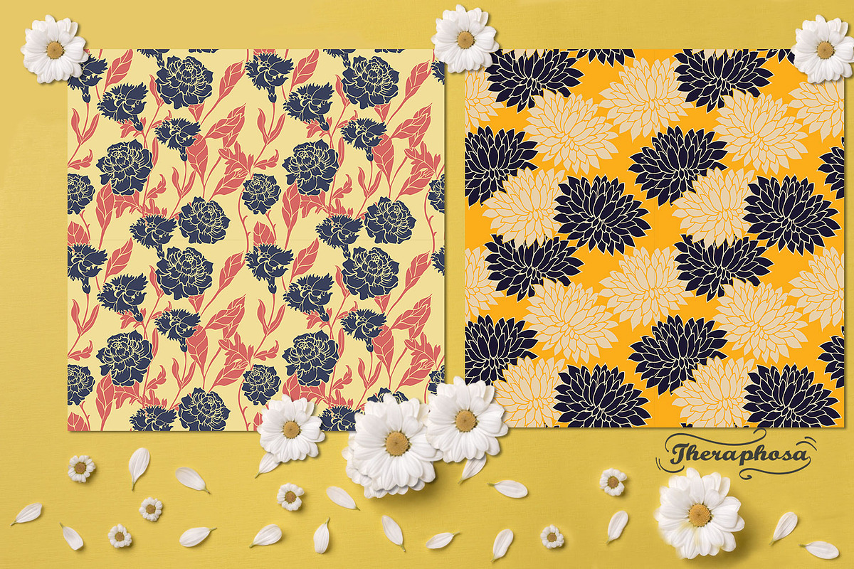 20JPG/EPS Tropical floral pattern, a Pattern Graphic by Theraphosath (Photo 16 of 21)