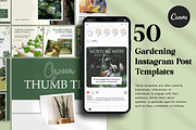 Gardening Instagram Canva Post Temp, a Social Media Template by Snapybiz (Thumbnail 7 of 10)