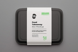 Takeaway Food Box Mockup