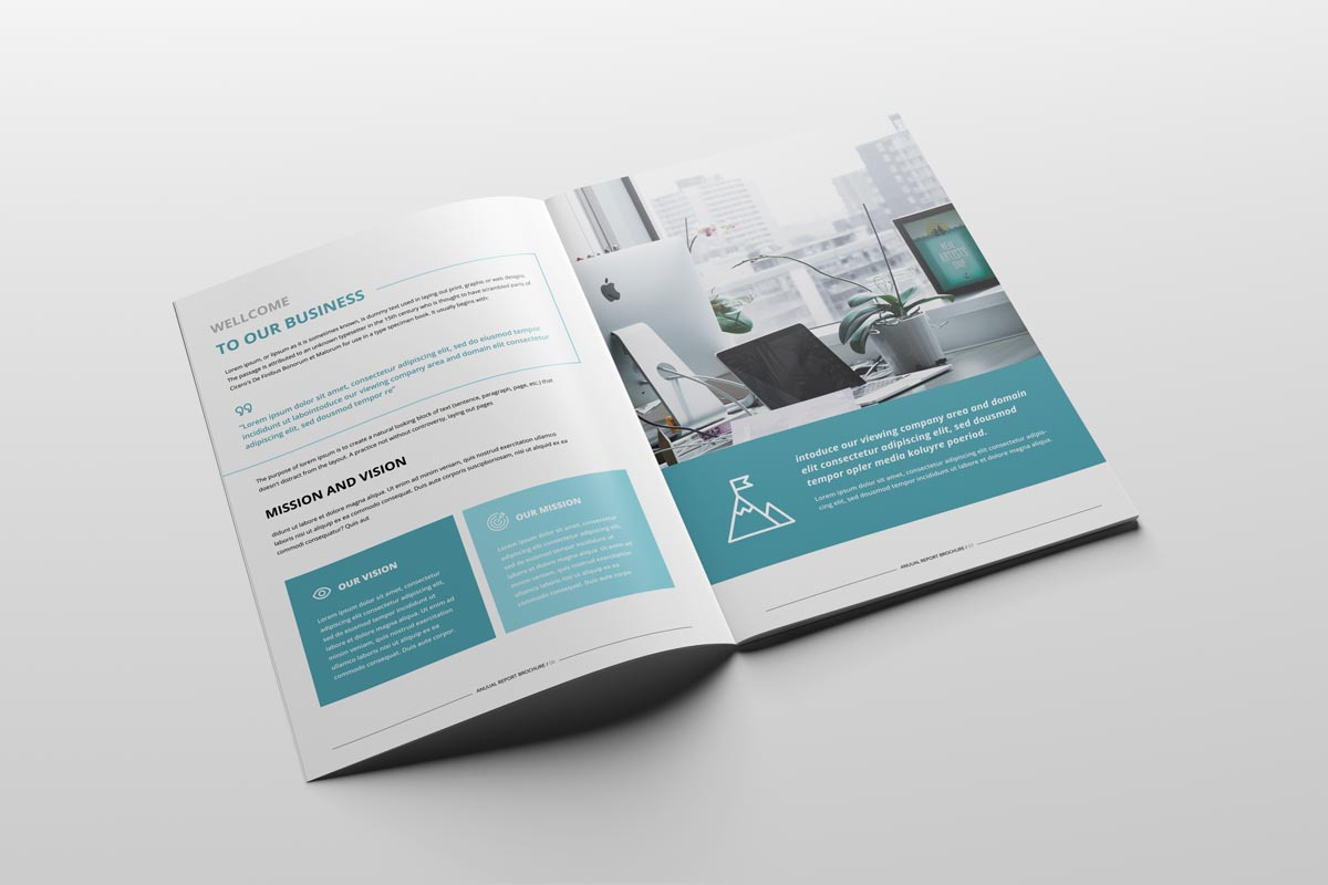 Annual Report Brochure, a Brochure Template by New Lines (Photo 8 of 8)