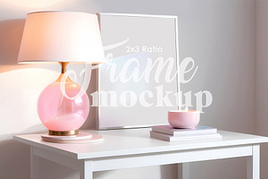 Girly Desk | 2x3 Frame Mockup