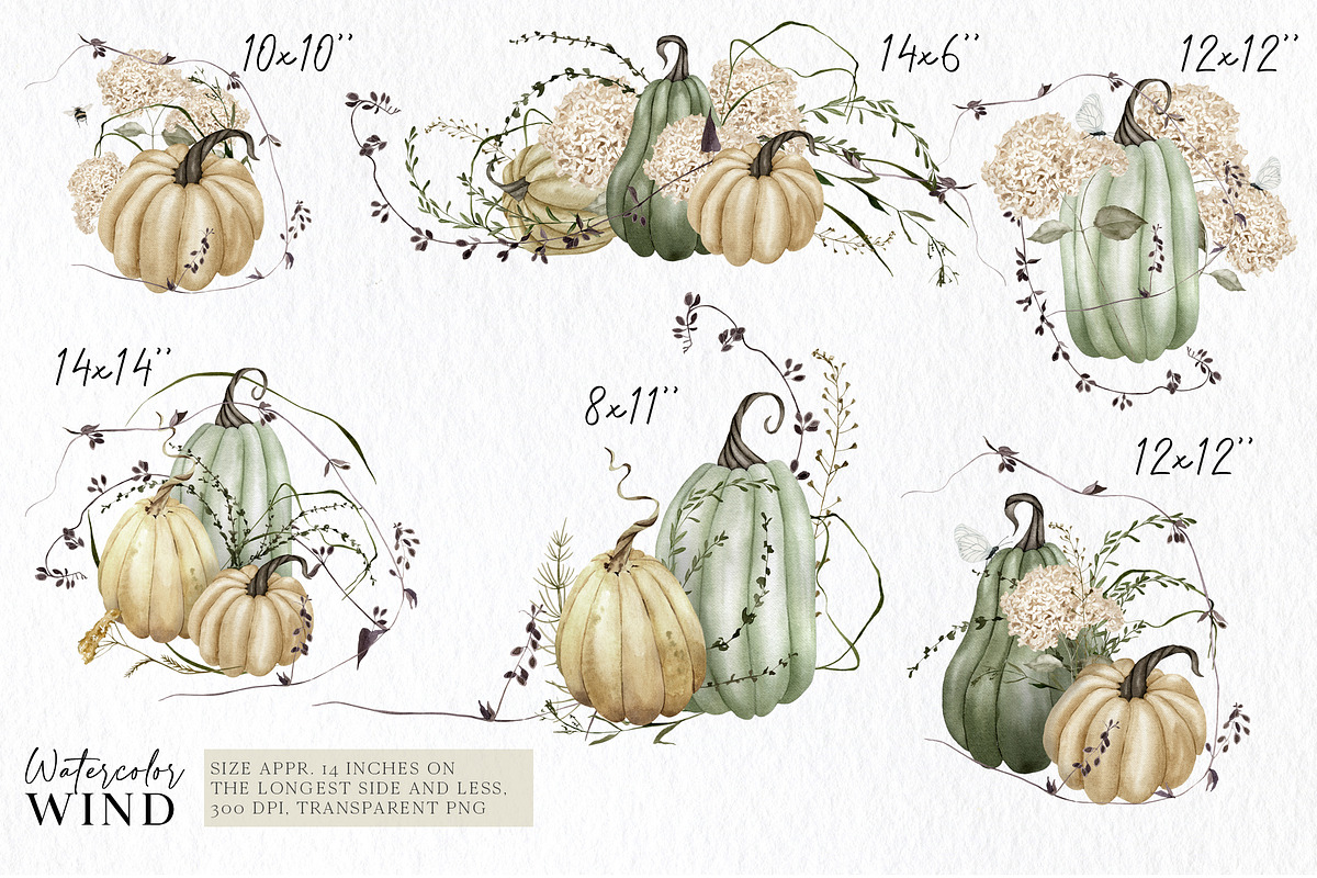 Ultimate Autumn Bundle Clipart, an Illustration by WatercolorWind (Photo 10 of 45)