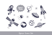 Space icons set, an Icon by Teneresa (Thumbnail 2 of 2)