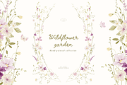 Watercolor Wildflower Garden, a Decorative Illustration by Altea Design Studio (Thumbnail 1 of 18)