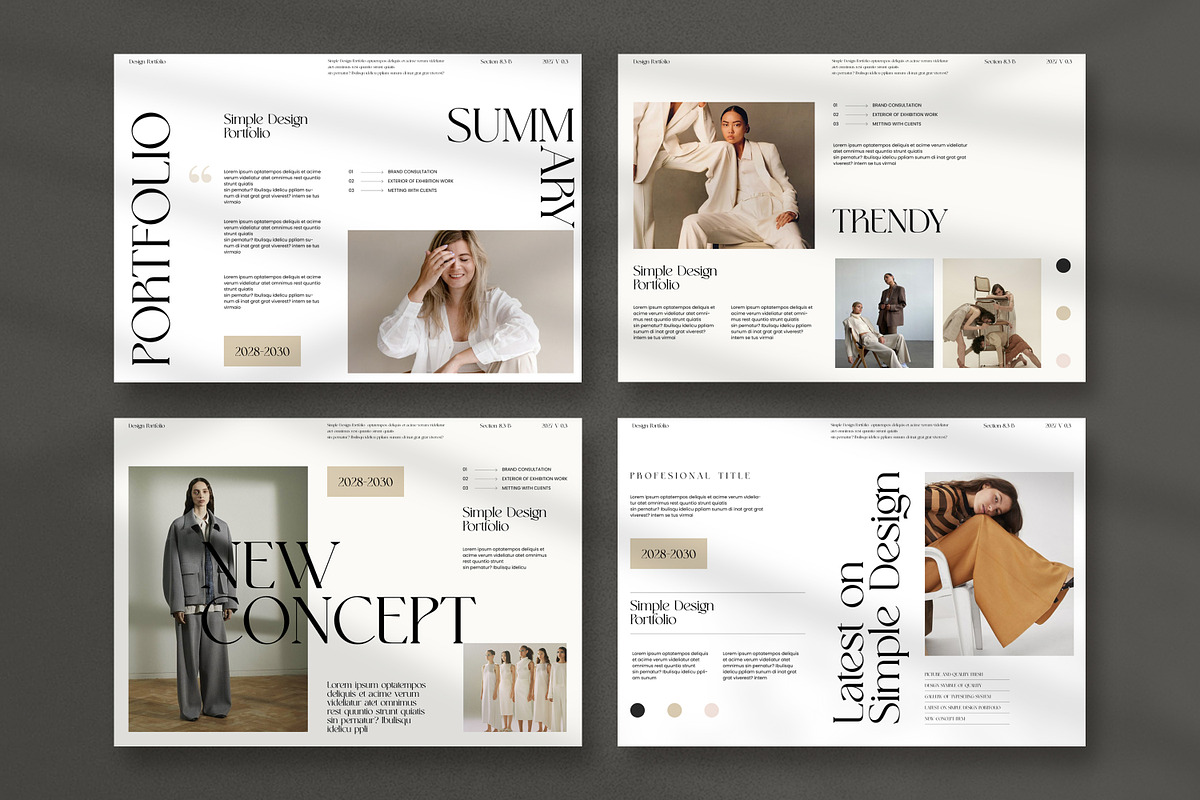 Design / Portfolio Template, a Brochure Template by UpSolution (Photo 4 of 8)