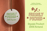 Nafika Display Hand-Drawn Font, a Font by Haps Space (Thumbnail 3 of 8)