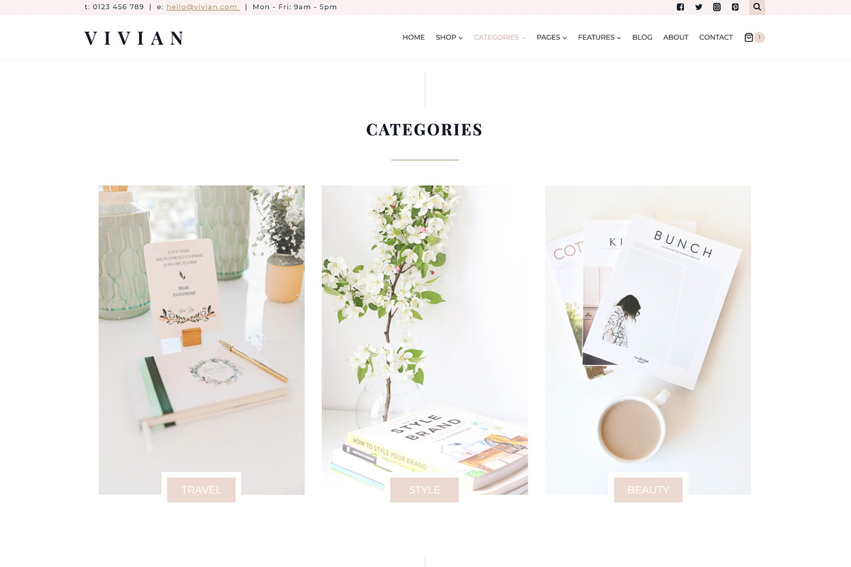 Vivian - WordPress Kadence Theme, a WordPress Template by StylishDesignMe (Photo 5 of 13)