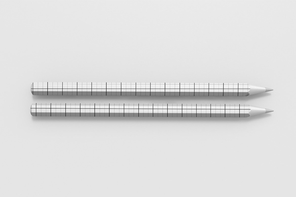 Editable Pencil Mockup Set, a Product Mockup by graphypix (Photo 4 of 4)