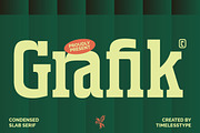 Grafik Bold Condensed Slab Serif, a Slab Serif Font by timelesstype.co (Thumbnail 1 of 20)