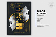Black and Gold Flyer Template V17, a Flyer Template by ThatsDesignArt (Thumbnail 2 of 8)