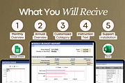 Biweekly Budget & Expense Tracker, a Templates & Theme by vitalinagerman (Thumbnail 2 of 10)