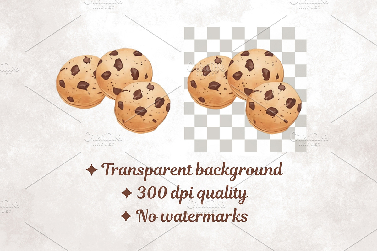 Baking Clipart | 14 Watercolor Items, a Food Illustration by Sunny Jar Designs (Photo 3 of 3)