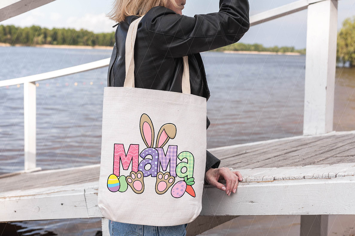 Retro Nana Easter PNG, Bunny Ears, an Illustration by DreamPrint404 (Photo 5 of 7)