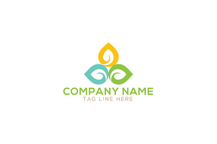 Nature logo agriculture field