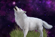White Dire Wolf Illustration, an Illustration by Kandace Lalo Designs (Thumbnail 2 of 5)