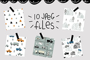 Urban traffic. Patterns pack, a Pattern Graphic by Alina Karpenko (Thumbnail 5 of 8)