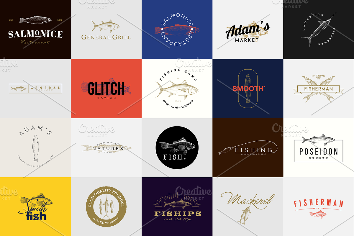 Ocean Fish Logo Vector, a Branding & Logo Template by AtasLayar