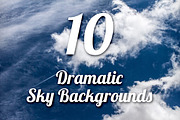 Dramatic Sky Backgrounds Pack 1, a Background Graphic by Design Panoply (Thumbnail 1 of 5)