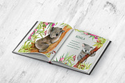Koala & eucalyptus set illustration, an Animal Illustration by MitrushovaArt (Thumbnail 5 of 7)