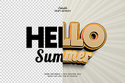 Text Effect Hello Summer, a Layer Style Add-On by Navy Graphic (Thumbnail 2 of 2)