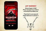 Halloween Party Invitation Template, a Social Media Template by Your Social Bae (Thumbnail 5 of 5)
