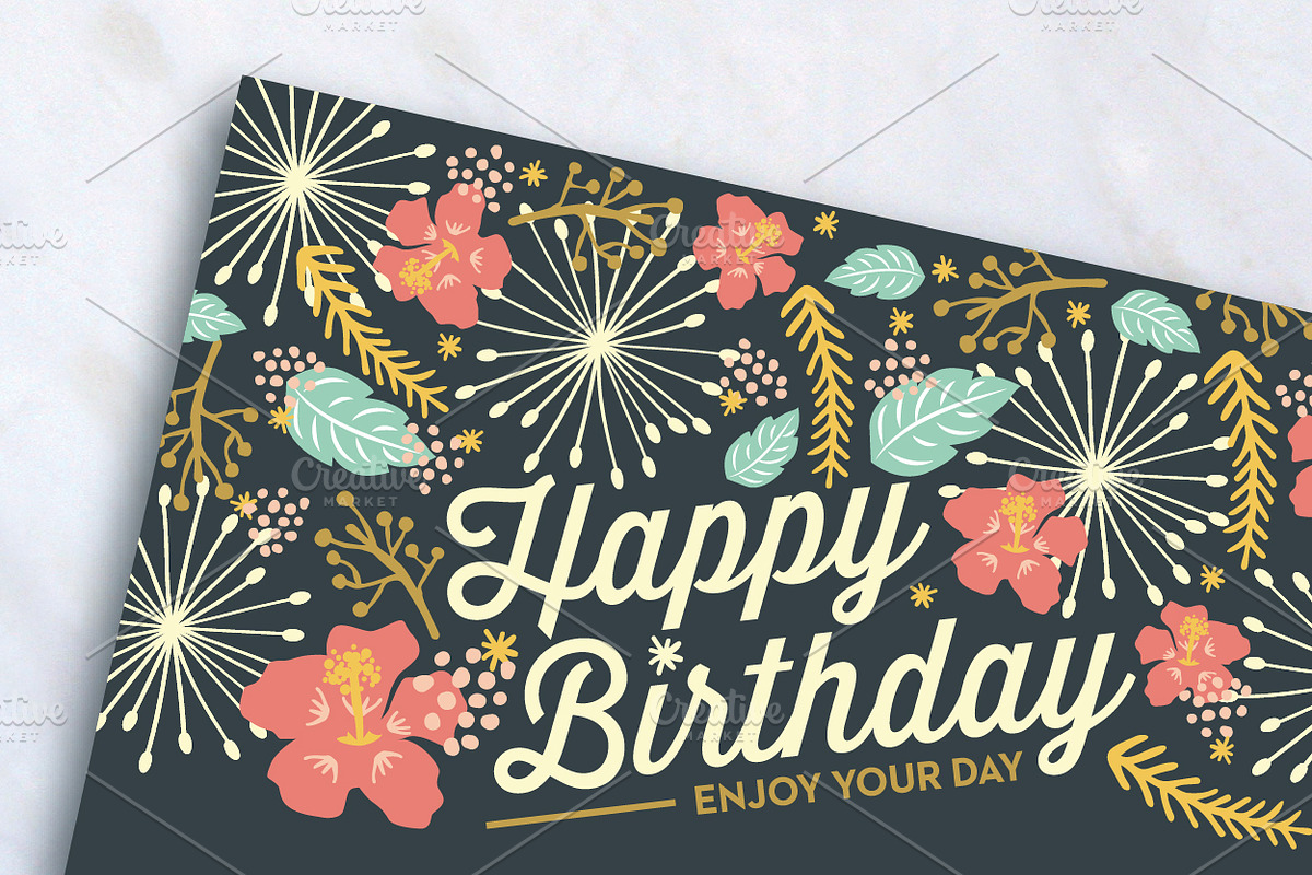 Happy Birthday Card, a Card Template by stockhype (Photo 2 of 2)