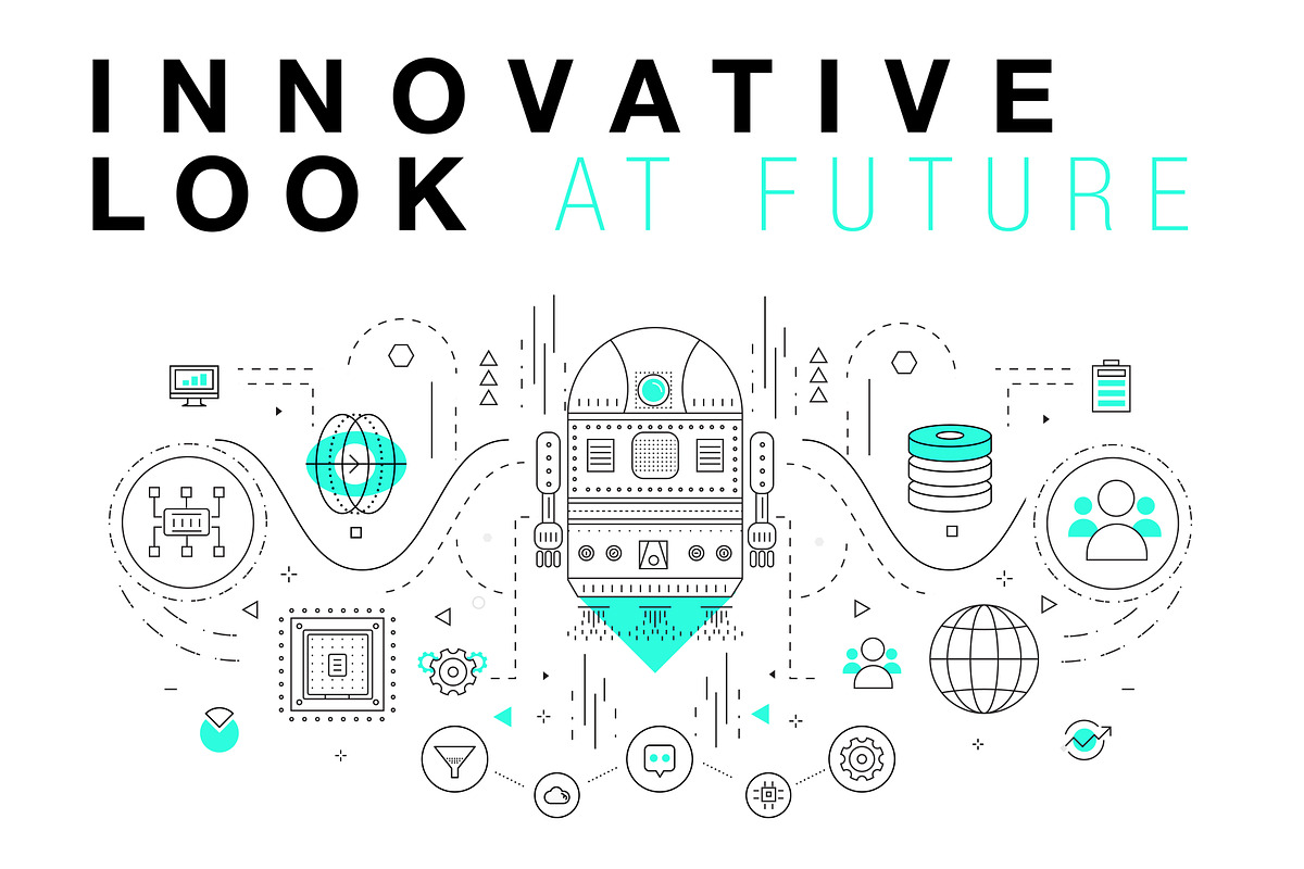 Innovation look at future, a Healthcare Illustration by Vladimir Vihrev (Photo 10 of 10)