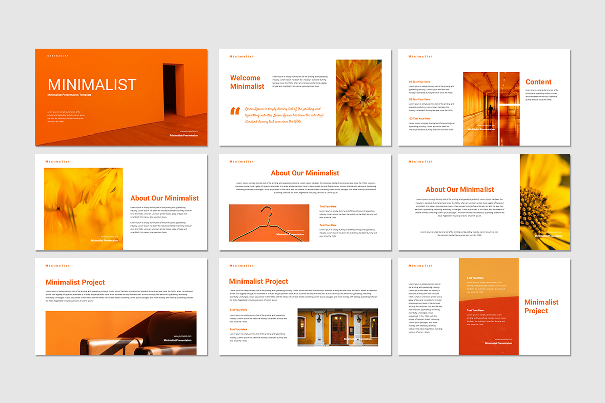 Minimalist - PowerPoint Template, a Presentation Template by QR Design ...